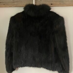 Women’s hip length fur coat